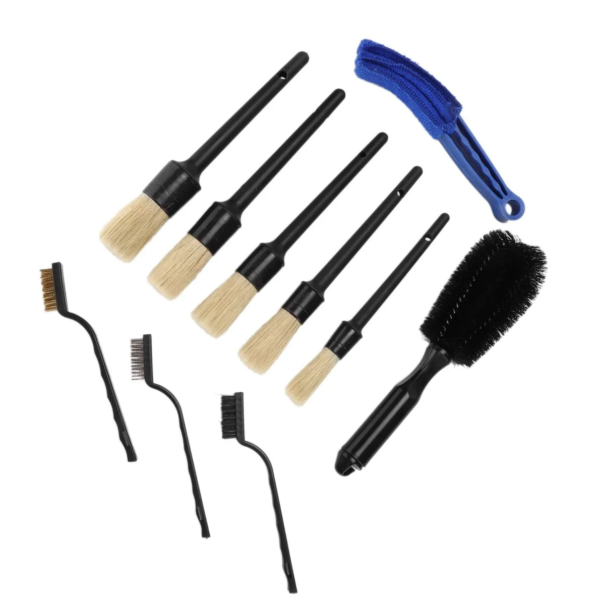 Car Cleaning Detailing Brush Set 10PCS