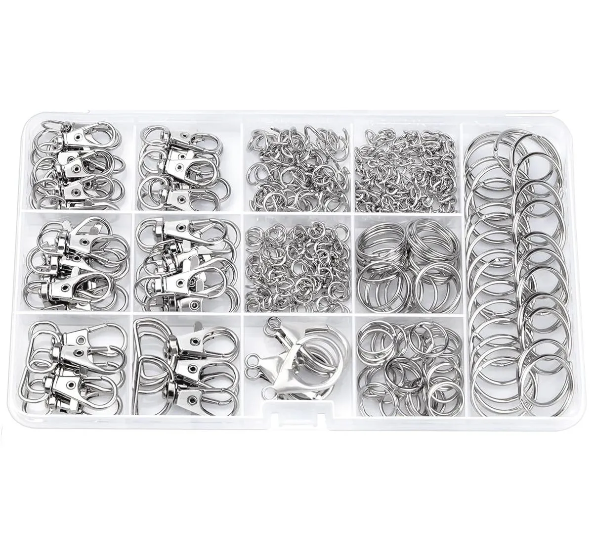 325PCS Keychain Making Kit for Crafts, DIY Projects & Purse Making Supplies