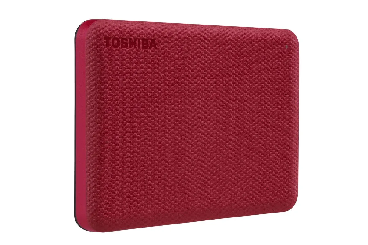 Toshiba Canvio Advance 4TB External Hard Drive - Red