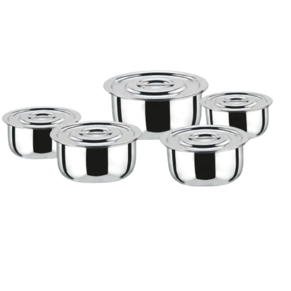 STOCK POT Stainless Steel Cookware Set - 5 Piece