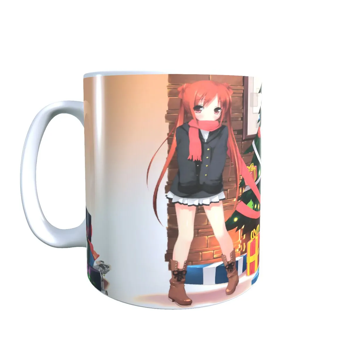 Tree Presents - Anime Waifu Christmas Coffee Mug