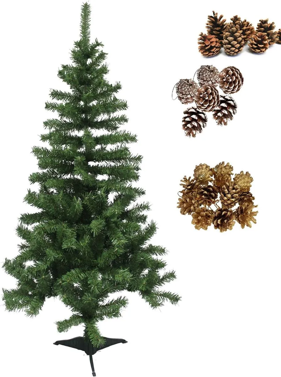 Artificial Christmas Tree With Assorted Pine Cones