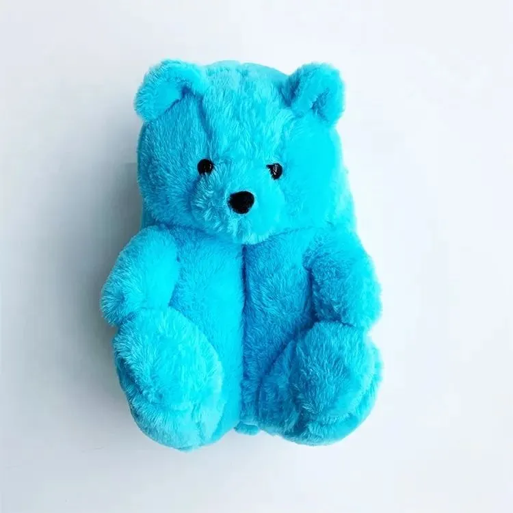 Women Warm Winter Slippers - Blue
