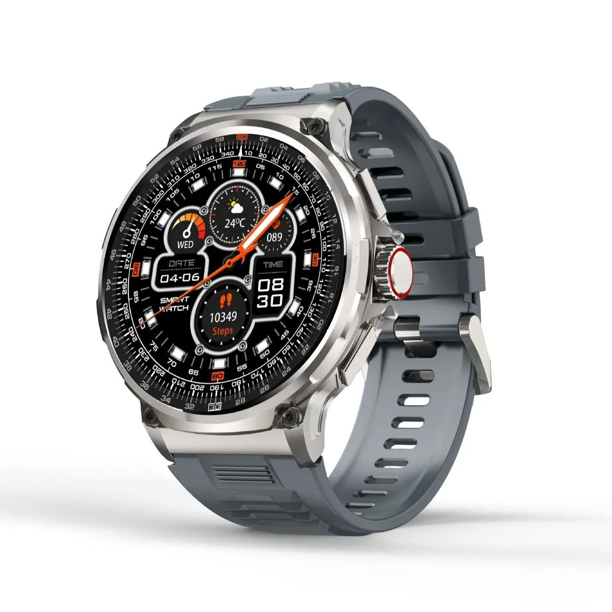 1.85" Ultra HD Display Smartwatch Men, Tracker Multi-Sports Waterproof