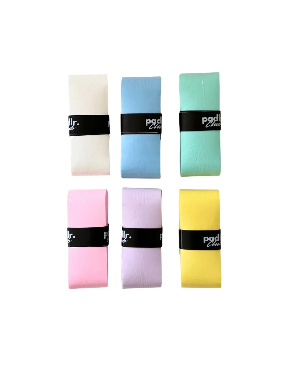 -Padel Overgrips - Premium Non-Slip Comfort Grip - Pastel Edition - 6 Pack