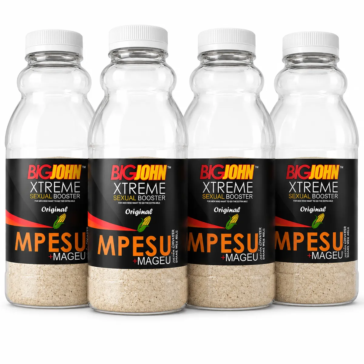 BigJohnXtreme Mpesu Mageu Original Libido and Perfomance 500ml x 4 Bottles