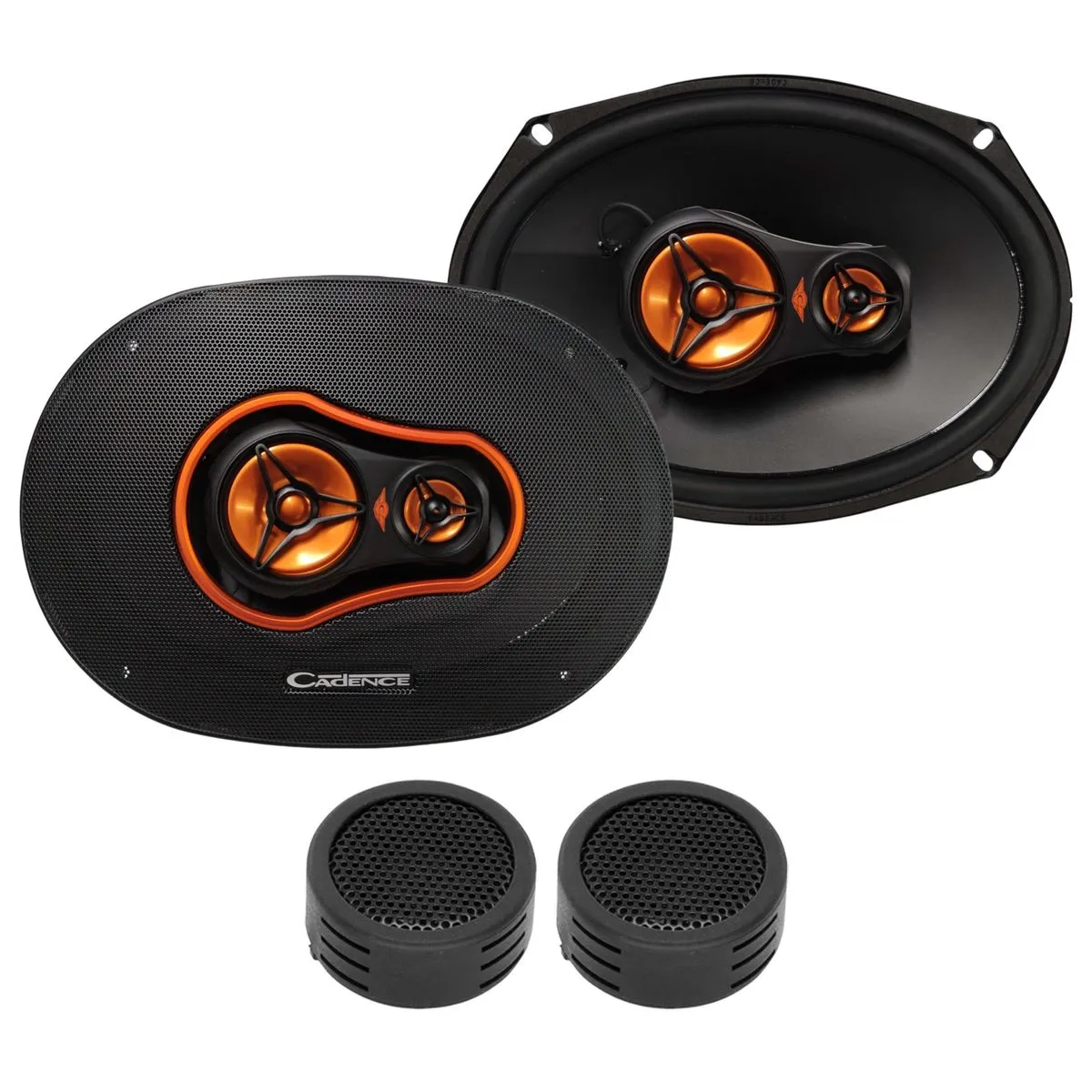 Cadence FXS713HDI 7x10" 3-Way 320w Coaxial Speakers & Evo Tweeters