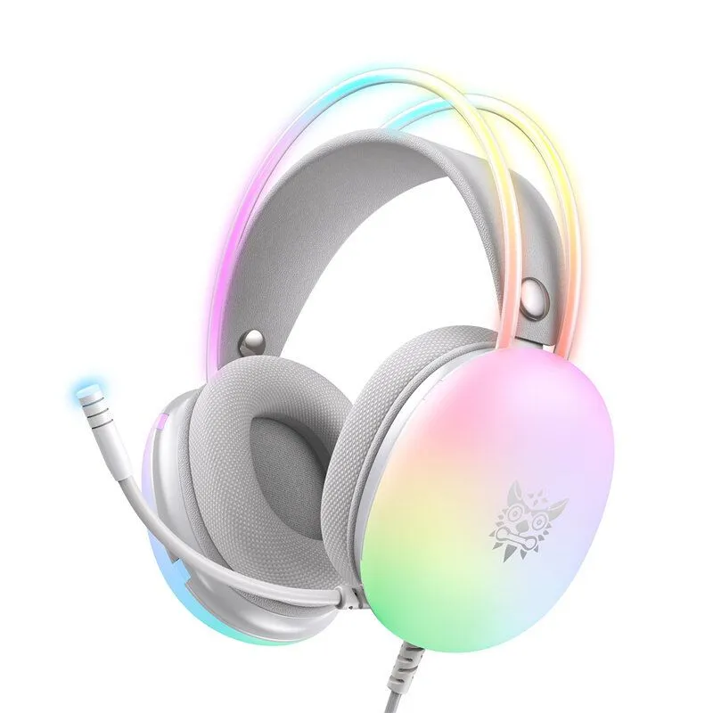 ONIKUMA X25 Gaming Headset USB 3.5mm Wired Headphone RGB Colorful Light