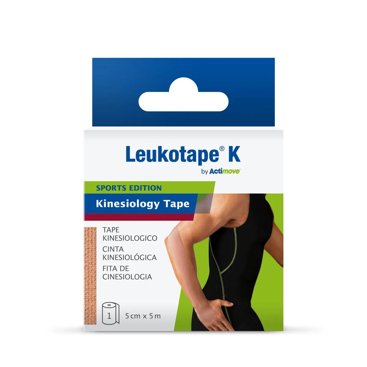 Leukotape K 5cm x 5m - Kinesio Tape - Beige