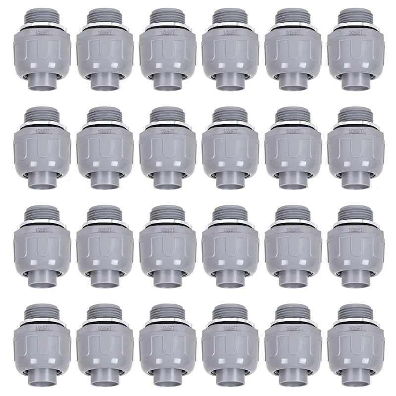 Liquid Tight Connector 1/2 In Non-Metallic Electrical Conduit