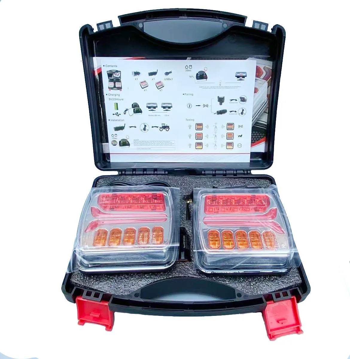 Wireless Car Tail Light 32 LED Arrow Trailer Truck Tail Light Kit