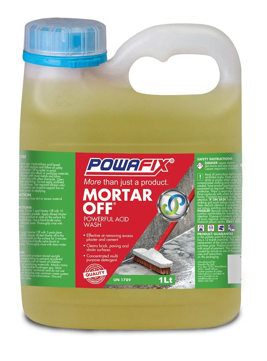 Powafix Mortar Off Cement Cleaner 1L