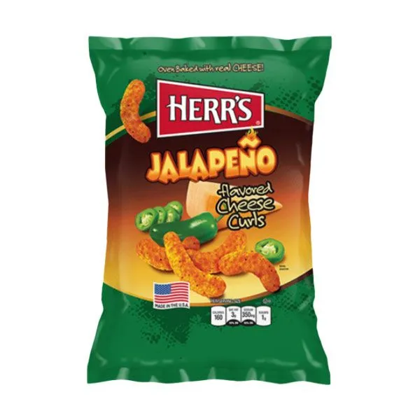 Herr's Cheese Curls Jalapeno - 170g