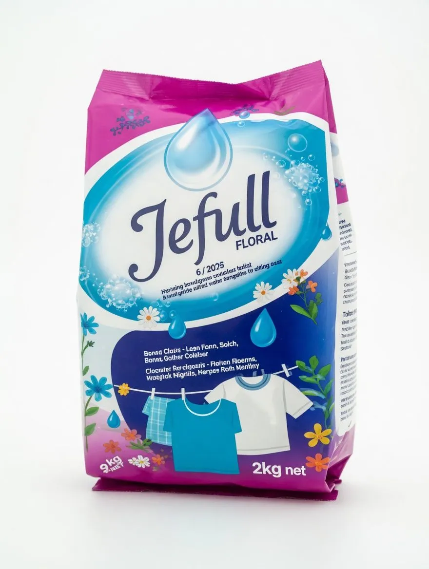 Jefull Floral Washing Powder 2kg - Deep Clean, Long Lasting Freshness,