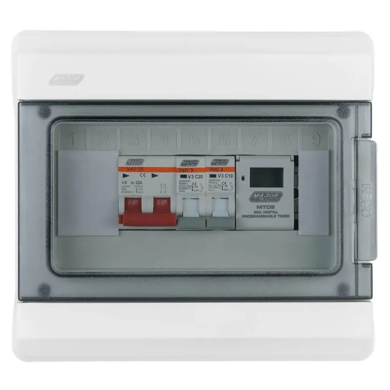 Veti Populated Swimming Pool Distribution Board (VBW8ASP)