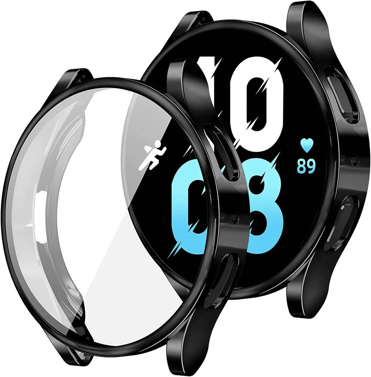 TPU Cover with Screen Protection for Samsung Galaxy Watch 5 - 40mm - Black