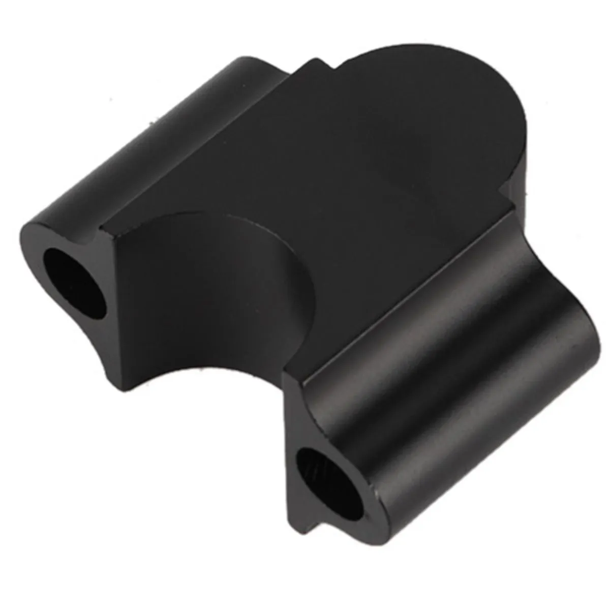 Aluminum Alloy Motorcycle Handlebar Riser Clamp 7/8'' 22mm Black