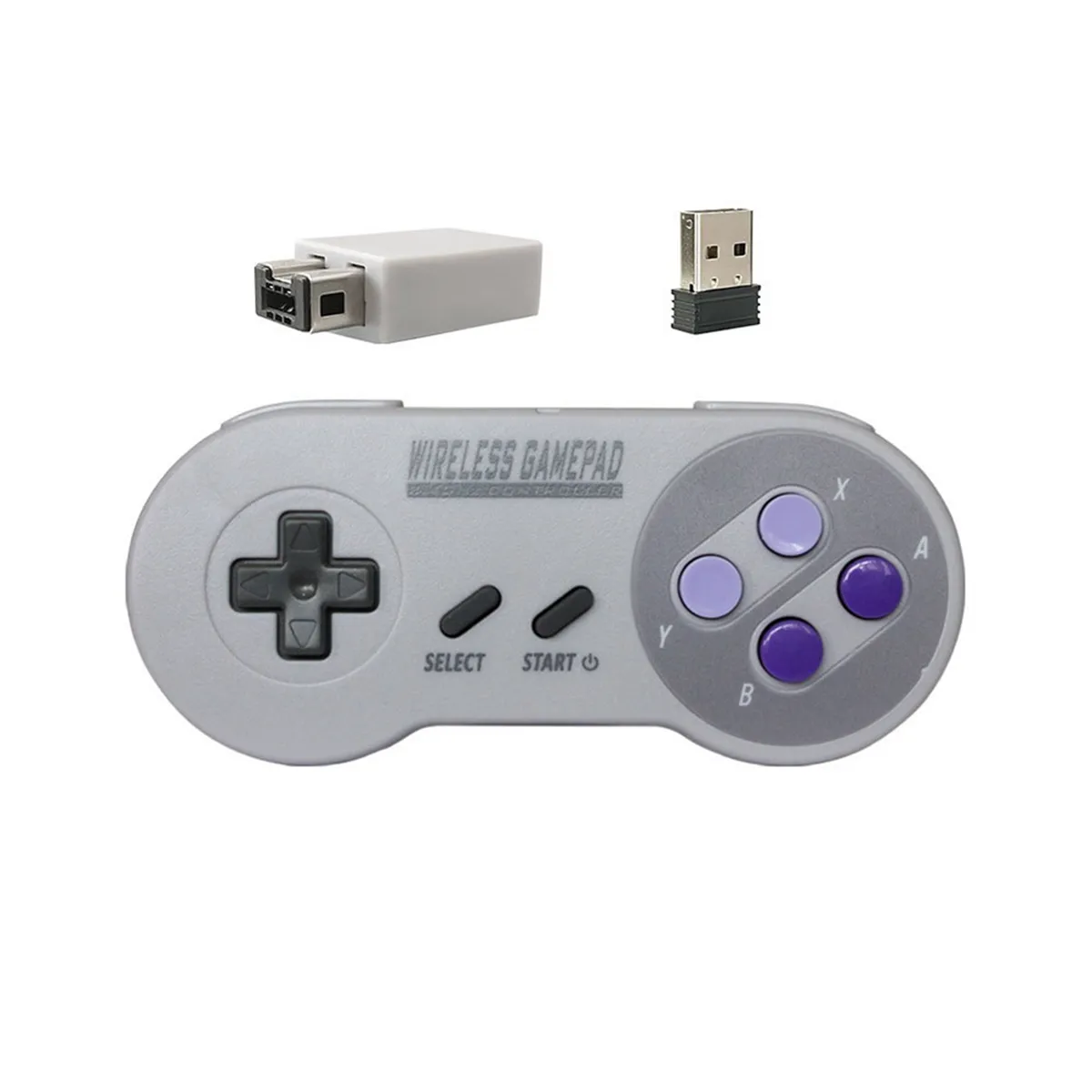 Game Controller for SNES Mini PC Windows NS Switch 2 Color Buttons