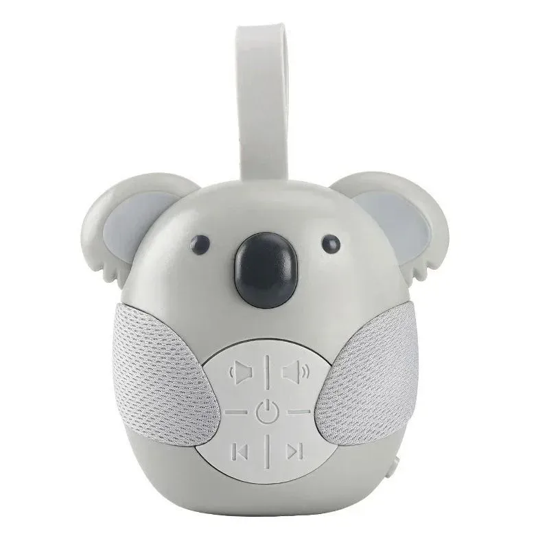 Portable White Noise Machine Baby Soother with 5 Light Music - Grey