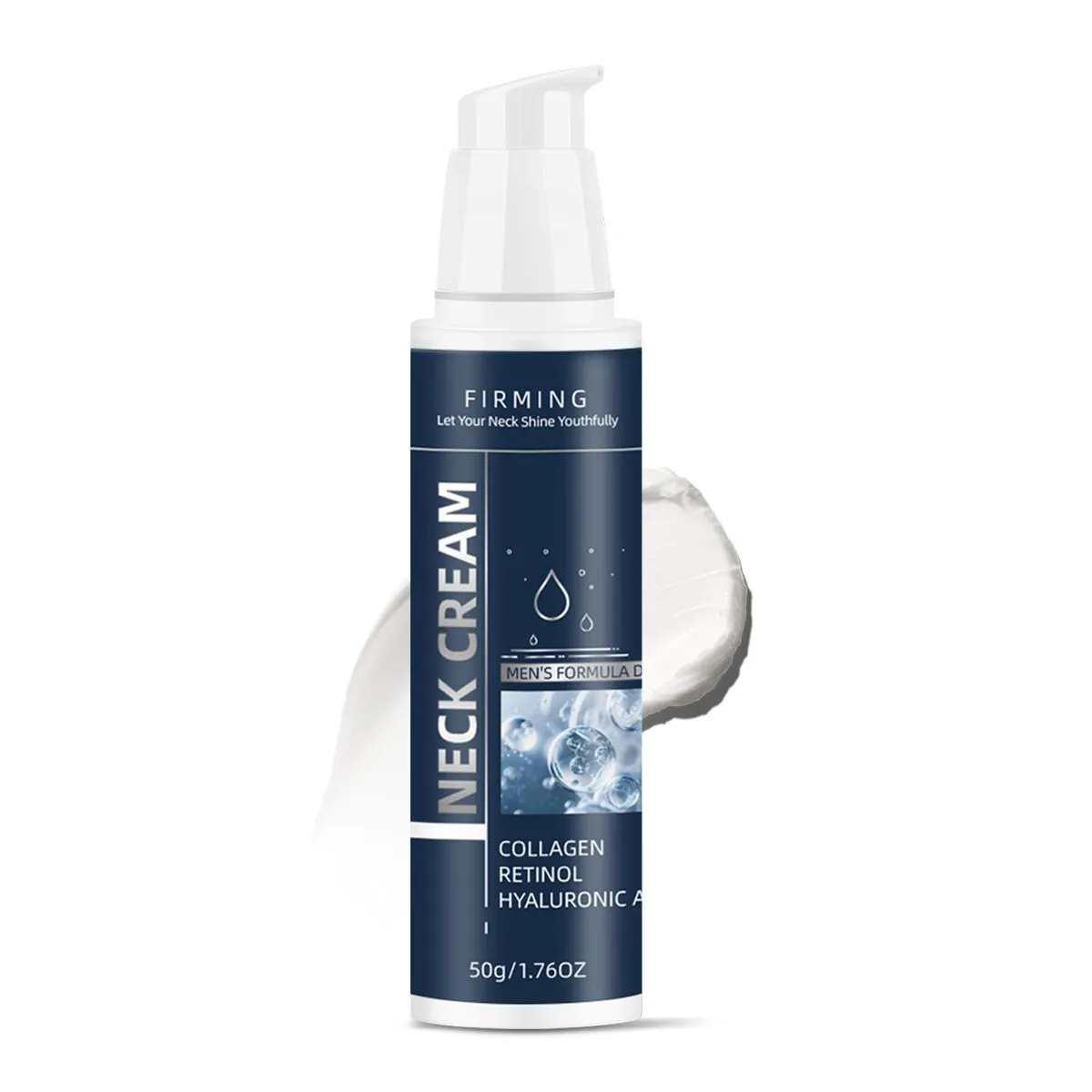 Men's Neck Firming Cream with Retinol & Collagen - Smooth, Youthful
