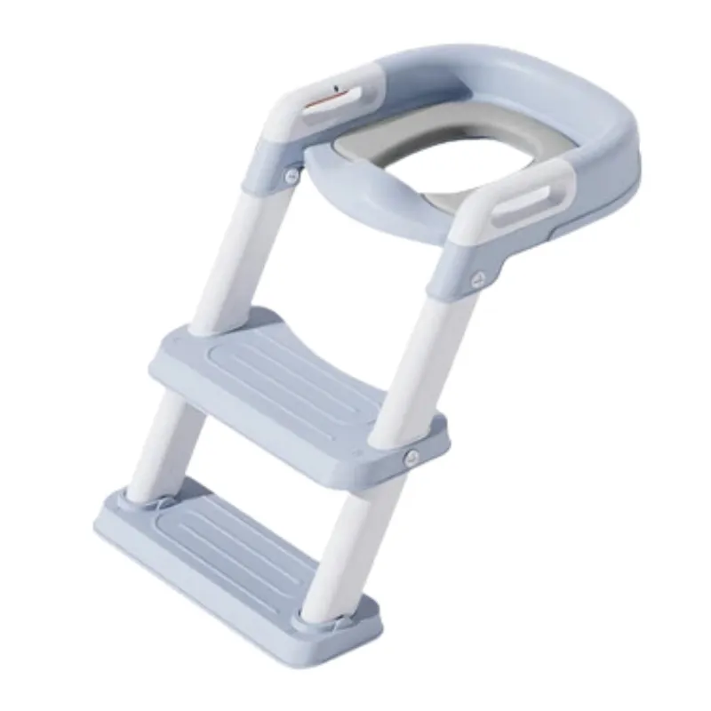 2-IN-1 Potty Training Toilet Seat with Step Stool Ladder - Blue