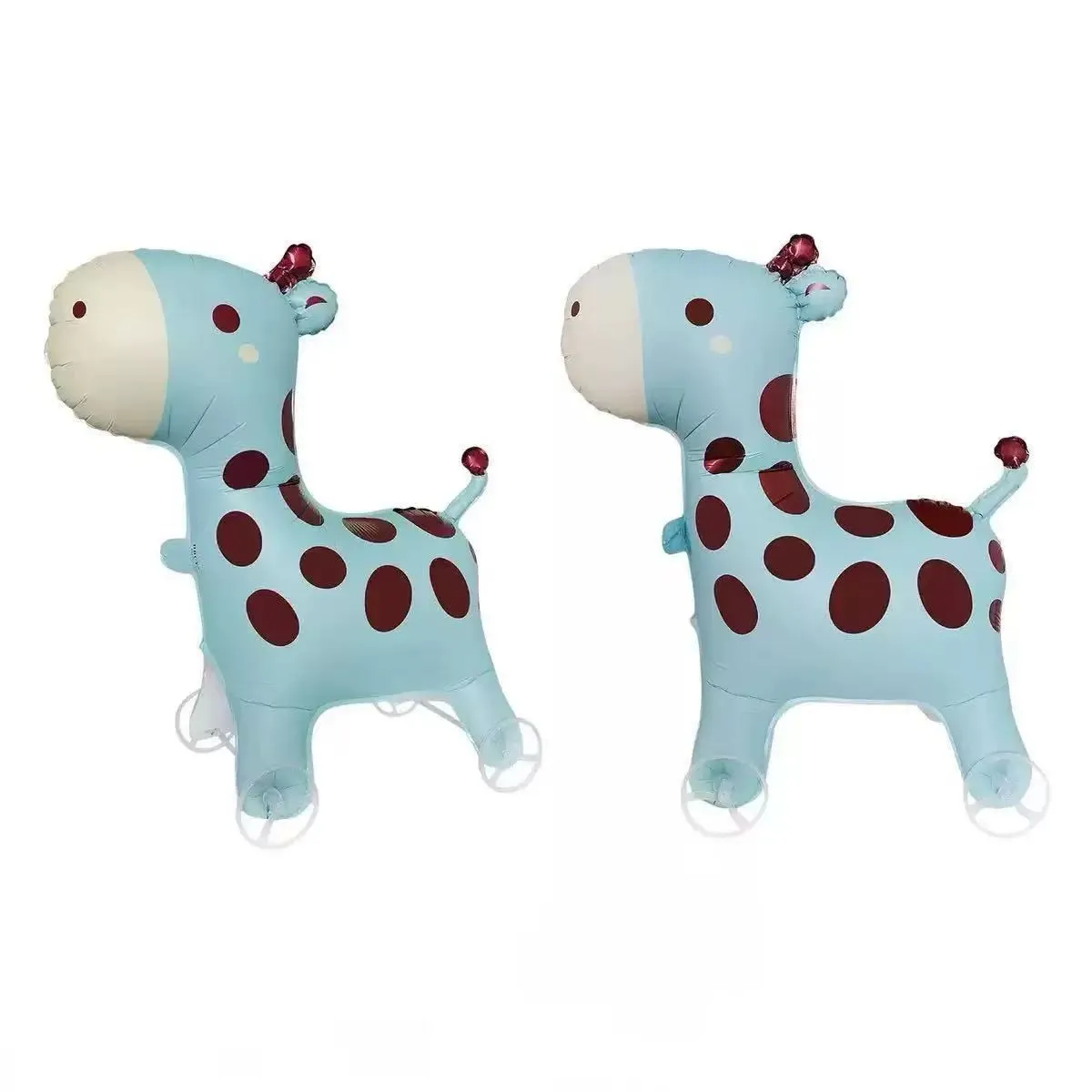 A Giraffe Balloon That Can Take A Walk - Blue