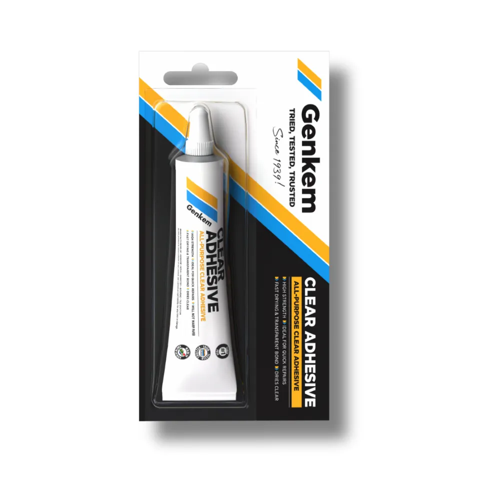 Genkem Clear Adhesive Glue - 5 x 25ml