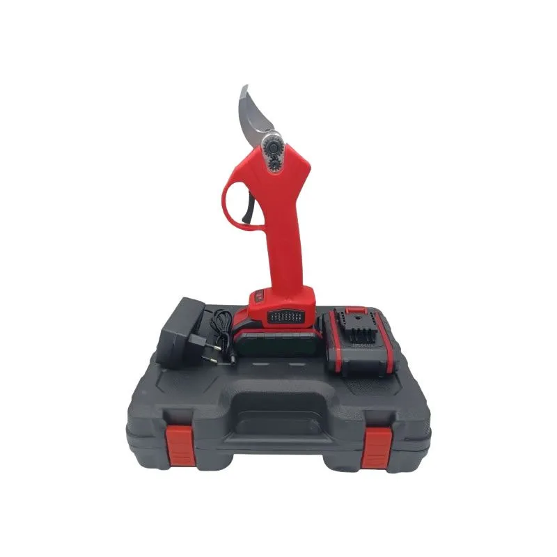25V Cordless Electric Pruning Shears with Rechargeable Battery