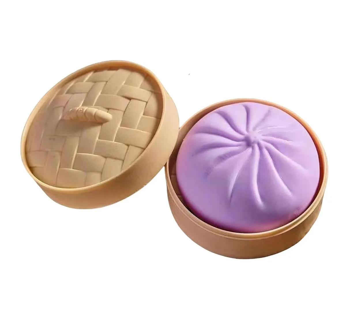 Giant Dumpling Squishy, Cute Anxiety Relief Fidget Toy for Adults