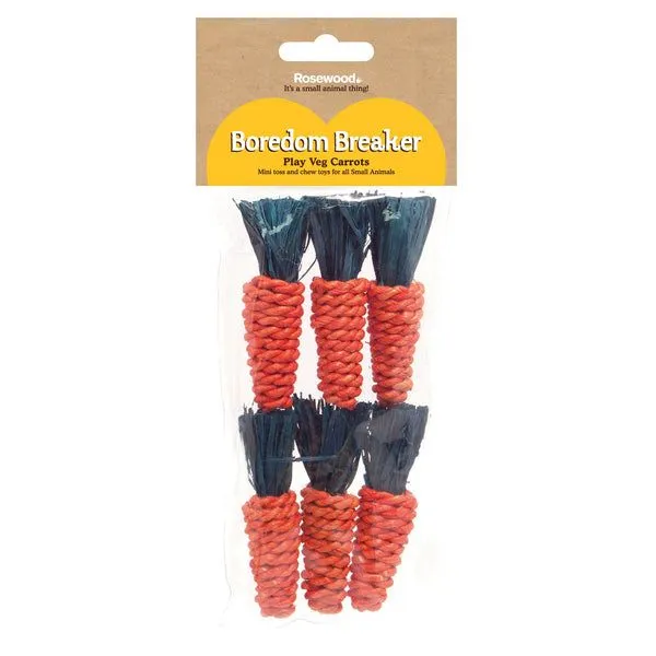 6 Pack Mini Sisal Carrots