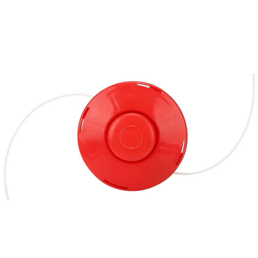 Brush Cutter Trimmer Head Bump Feed Line Spool, Red Hardened Plastic