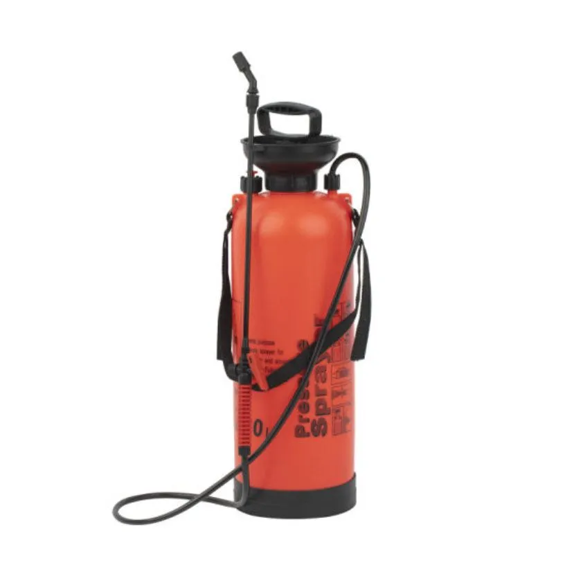 10 Litre Pressure Garden Sprayer - Orange