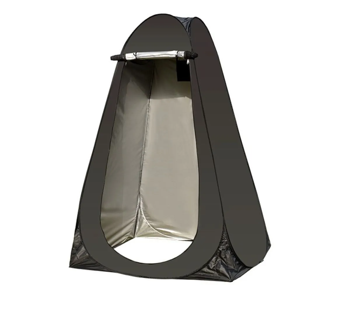 New Elements Instant Pop-Up Outdoor Privacy / Shower Tent - Black