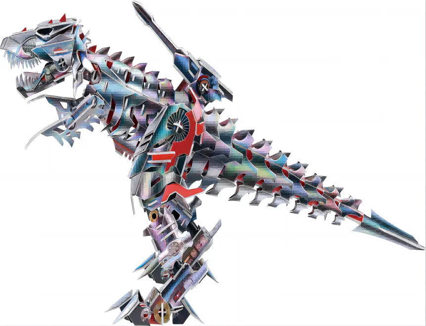 3D Puzzle Tyrannosaurus Rex Model