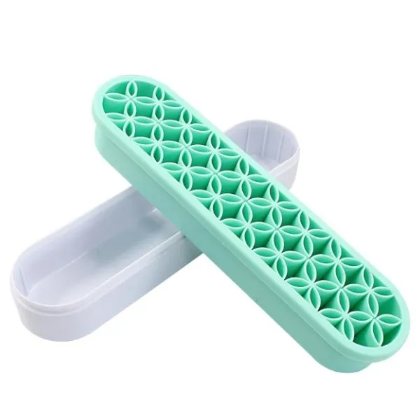 Silicone Make up Brush Holder Cosmetic Storage Box Desktop Organizers