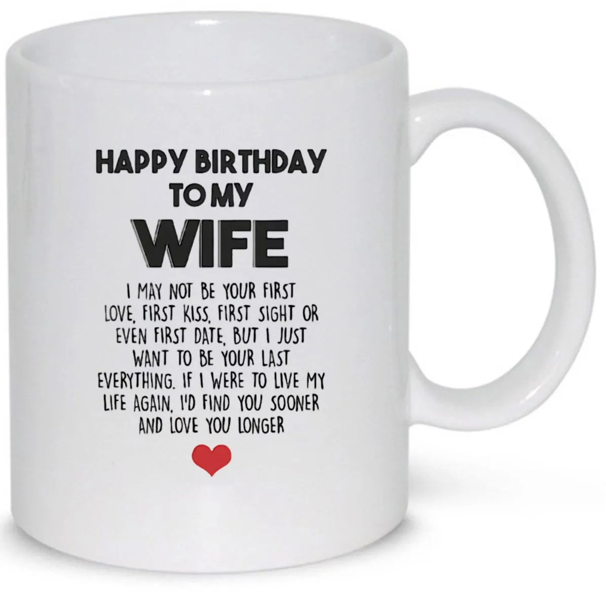 Happy Birthday To My Wife Gift 11Oz Premium Coffee Mug