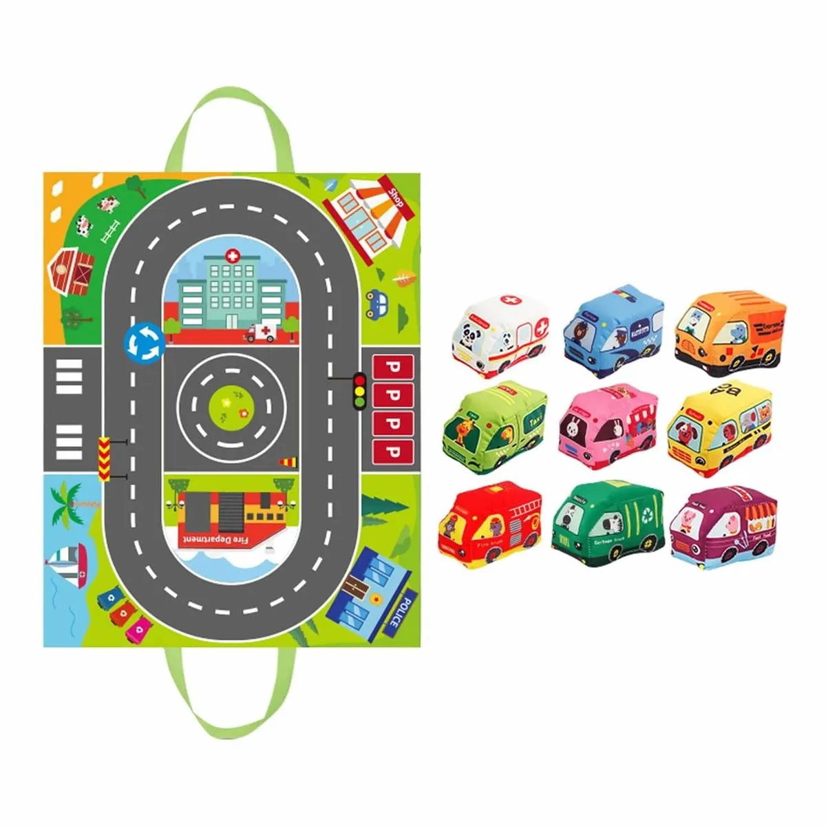Kids Play Mat for Table,Sensory Playmat,Playmat Feeling Soft Game Crossbook