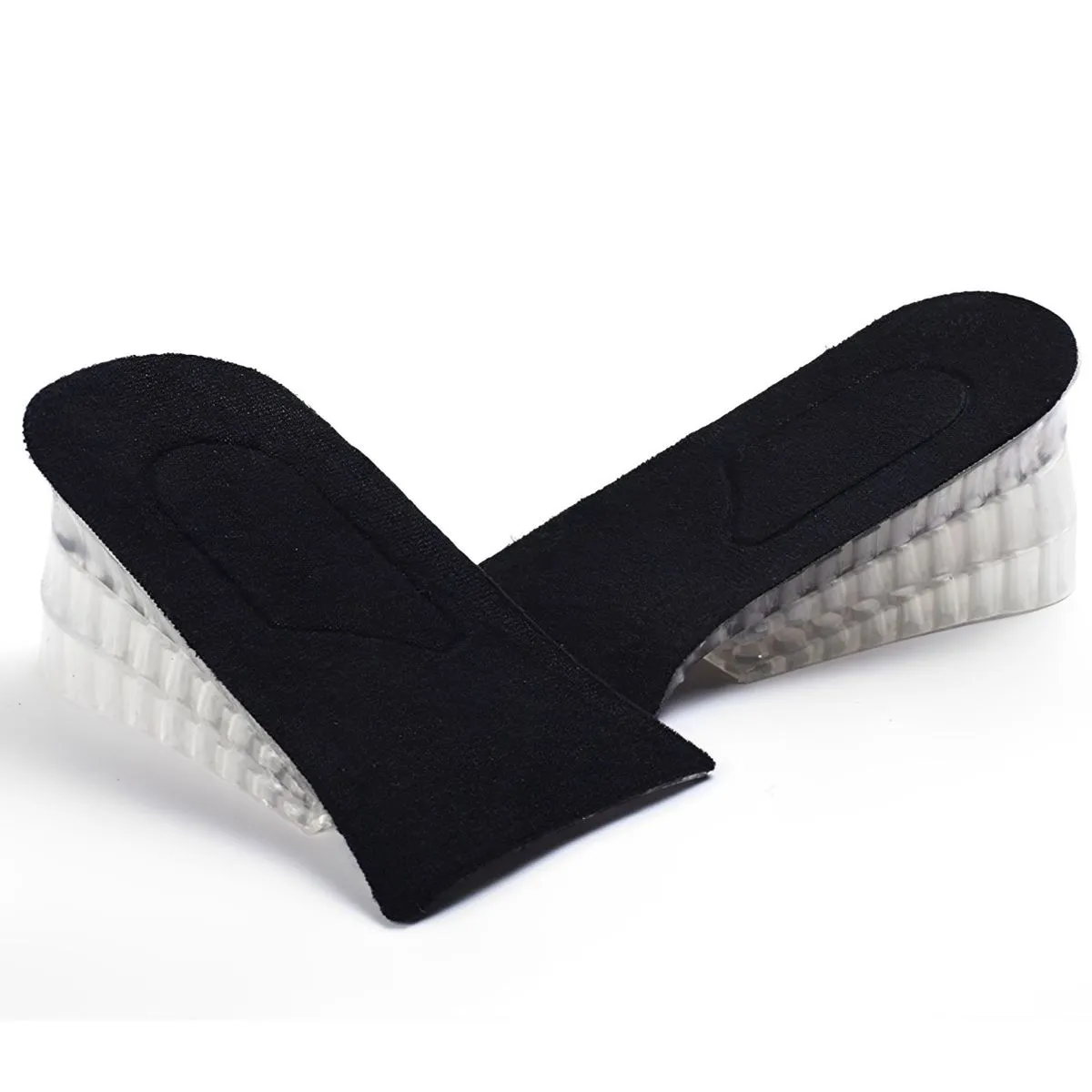 1 Pair High Heel Insole Height Increase Insole Height Insoles Heel Lift - Black
