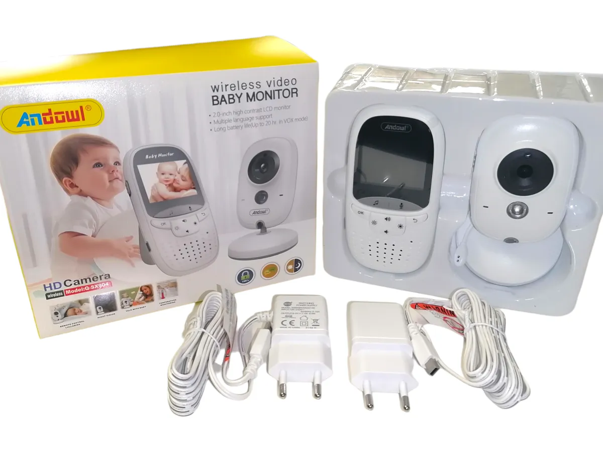Wireless Video Baby Monitor with Audio and Night Vision-Long Battery Life