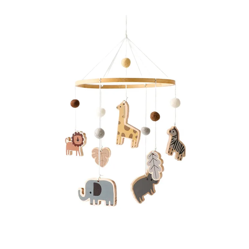 Baby Mobile for Crib - Jungle Animals Baby Mobile - Nursery Mobile