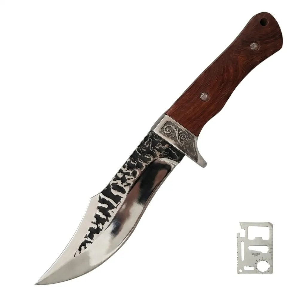 Defiant 2-Piece Hunting & Survival Combo - Fixed Blade Bowie Knife & MTC