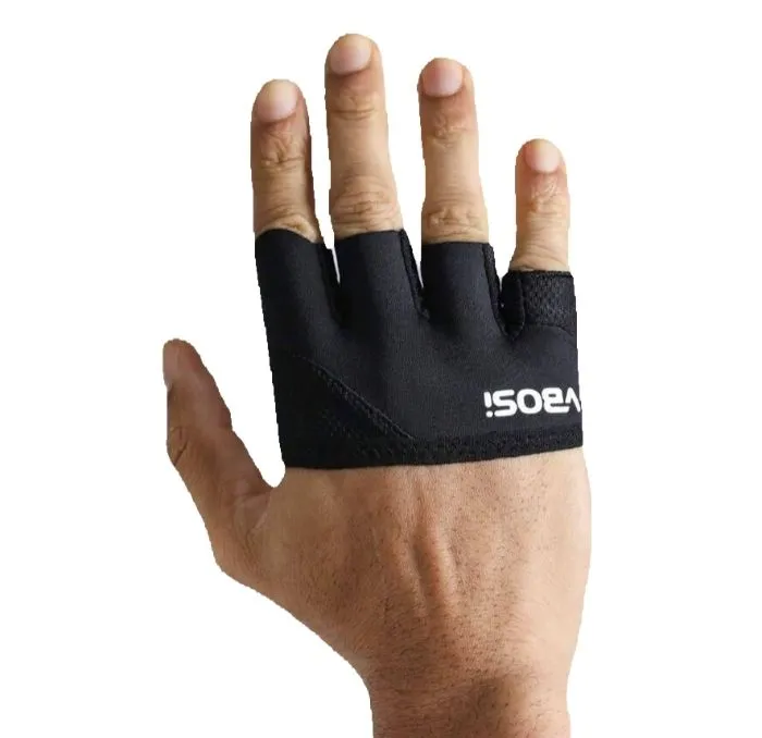 Unisex 4-Finger Anti-Slip Fitness Gloves, Lightweight Palm Protection