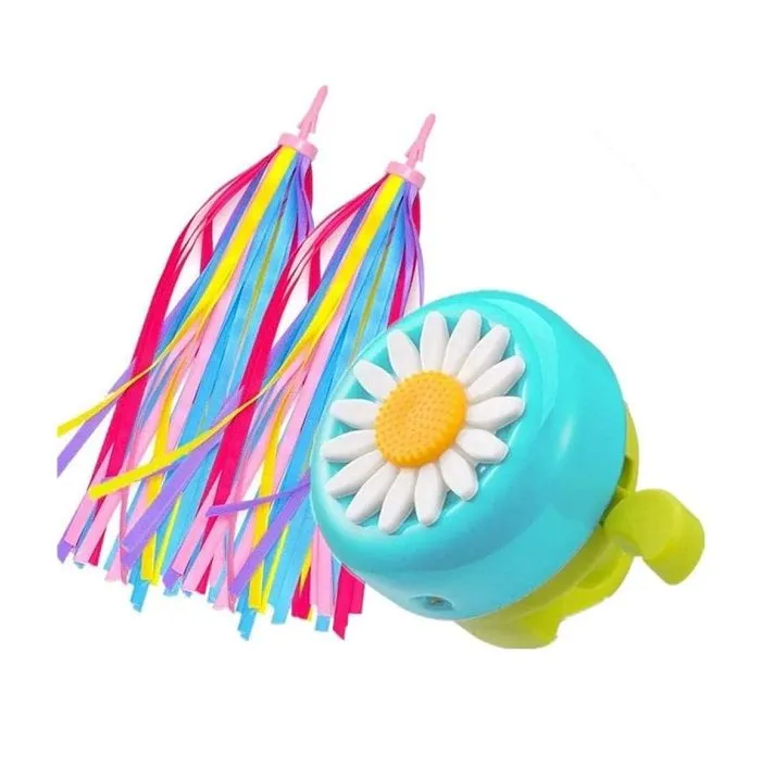 Kids Bike Bell,Bike Handlebar Streamers,Baby Bike Accessories