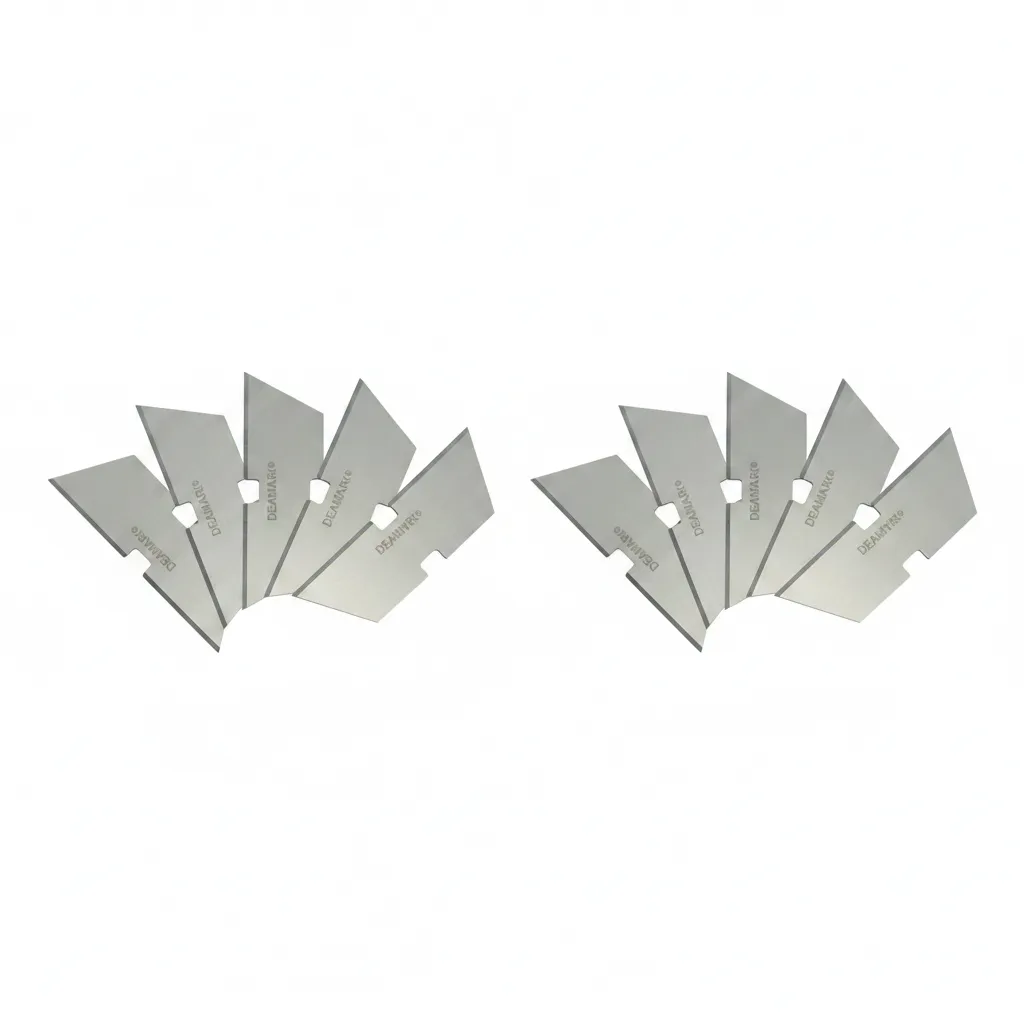Deamark Heavy Duty Utility Knife Blades, 5 Piece Replacement Set - 2 Pack