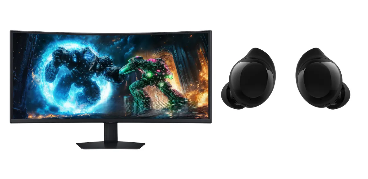 Samsung 40" Odyssey G7 WUHD 180Hz Curved Gaming Monitor + CS Buds Core