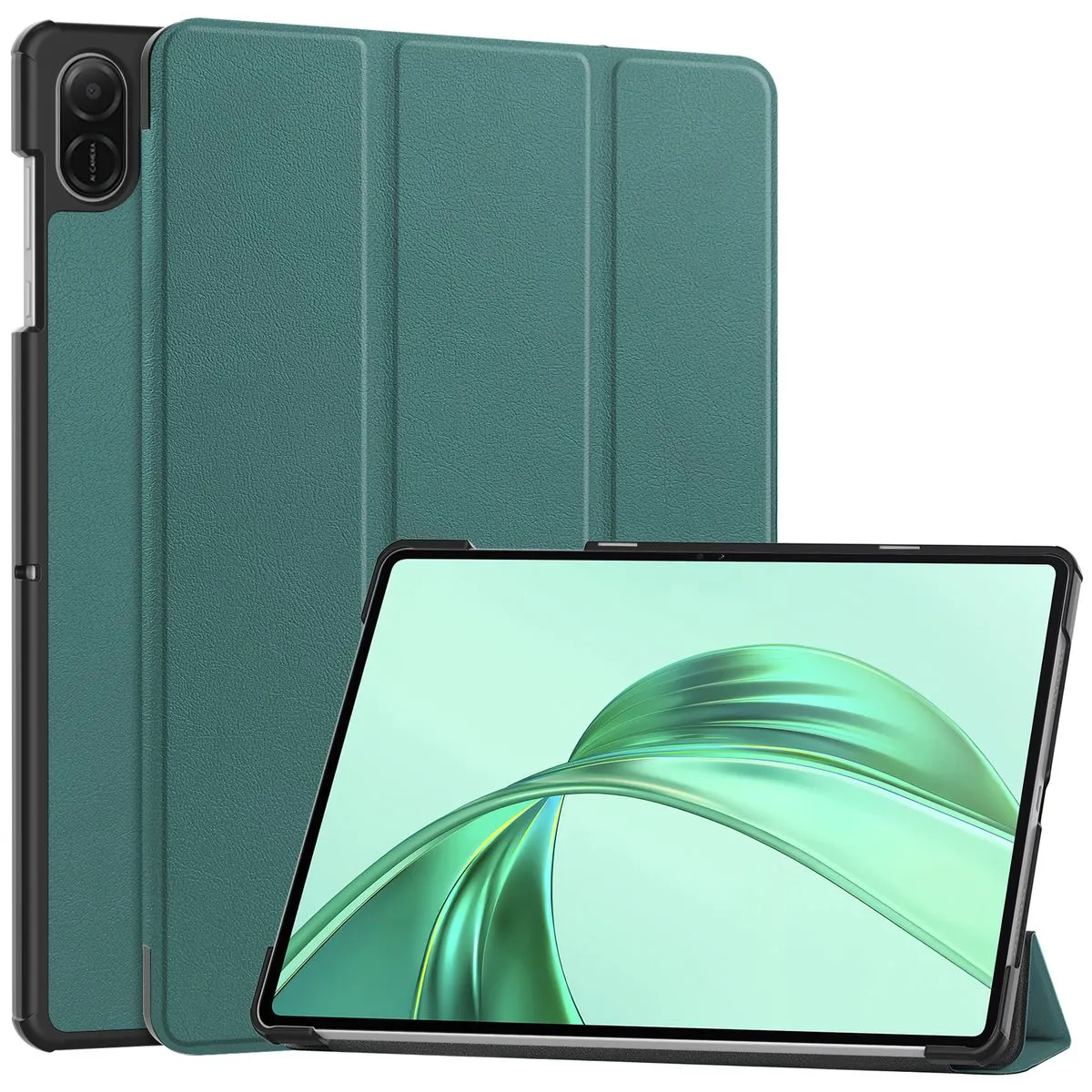 11-inch Tri-fold Protective Case Compatible with Honor Pad X8A - Green