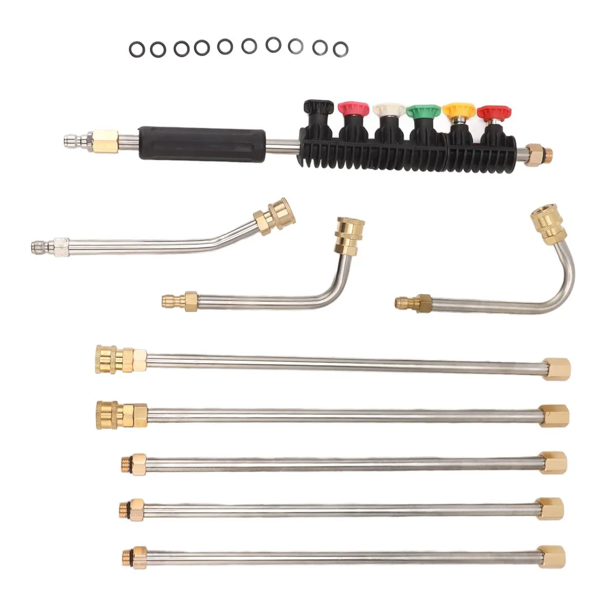 Power Washer Lance with 6 Nozzles 1/4in Quick Connect