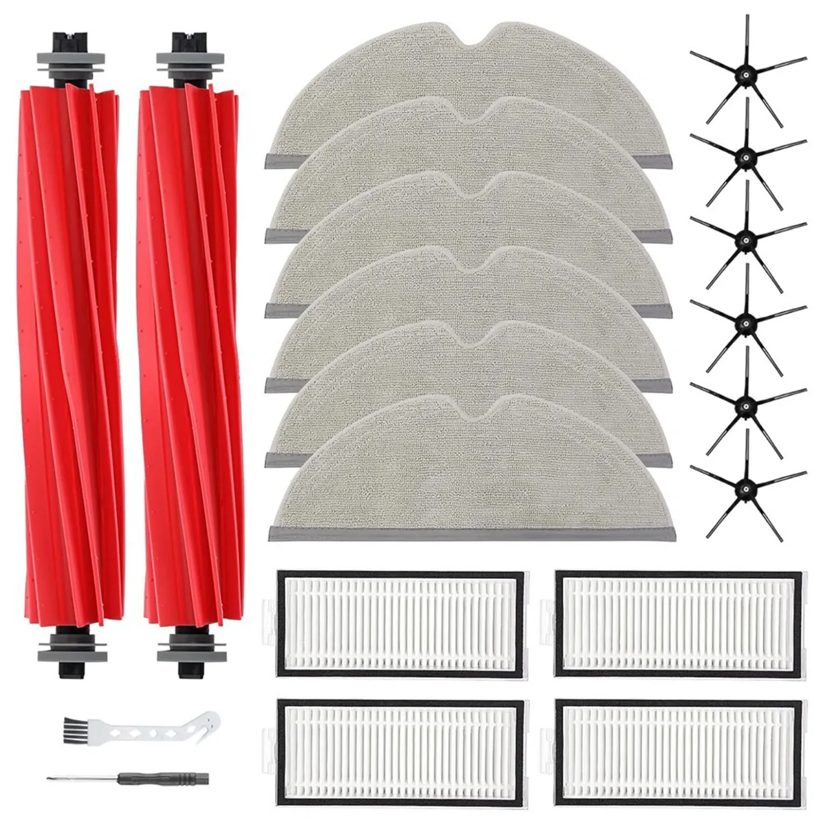 Compatible with Roborock Q7 Robot Vacuum Cleaner Main Side Brush Hepa Filter