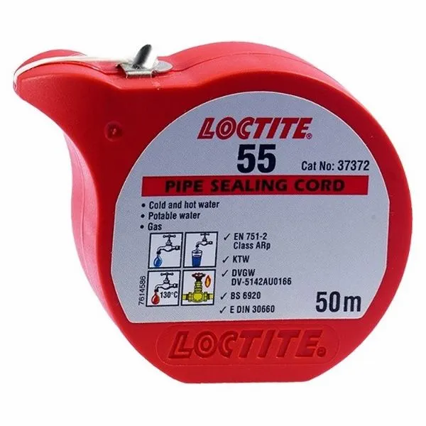 Loctite 55 - Pipe Sealing Cord 50 Metres Blister Pack