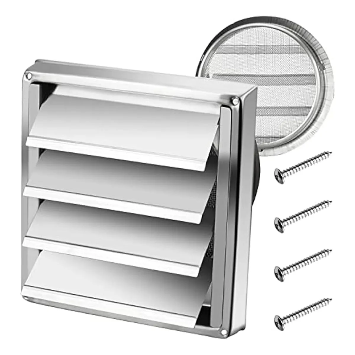 Exterior Wall Vent Hood Stainless Steel Air Vent Grille Cover C